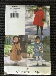 9935 EZ VOG CHILDREN'S LINED A-COAT LENGTHS, VEST PATTERN 6-8